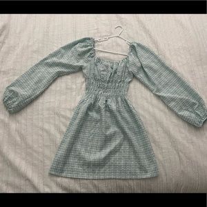 Off the shoulder mini dress